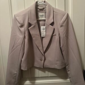 Abercrombie & Fitch Women's Blazer - Light Purple